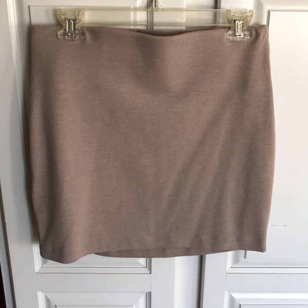Bcbgeneration power mini skirt tan size M